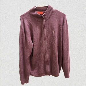 Roberta di Camerino Red Knit Zip-Up